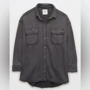 Aerie lumberjane waffle shirt